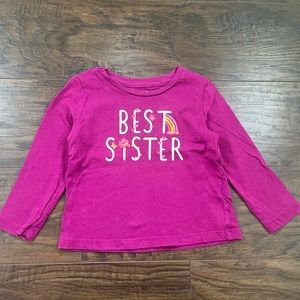 Gap Toddler "Best Sister" T-shirt